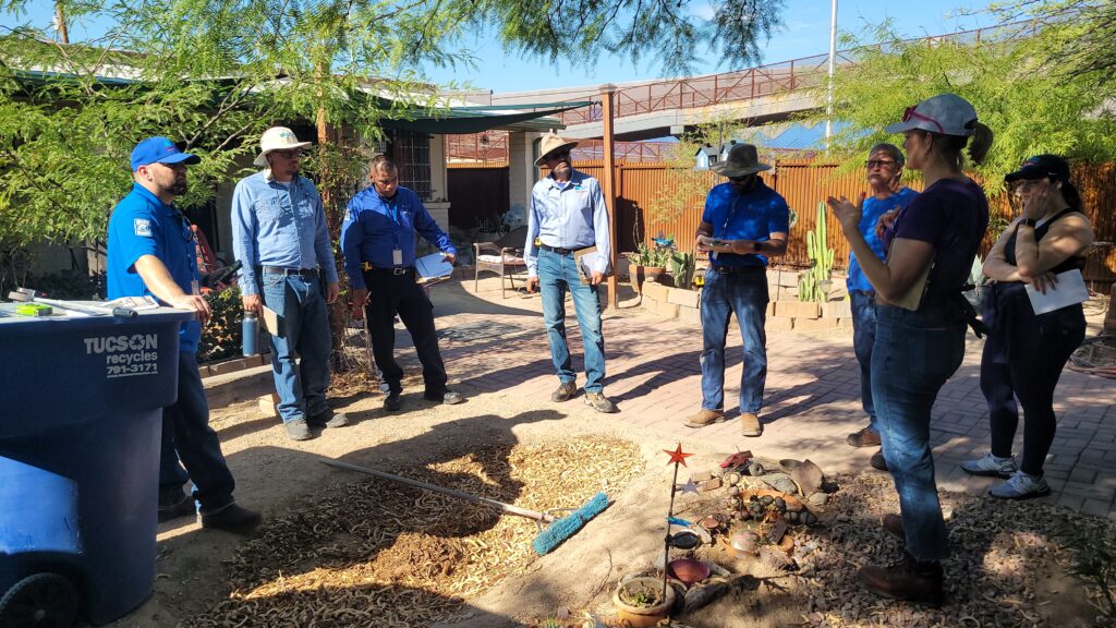 Tucson Water measuring onsite